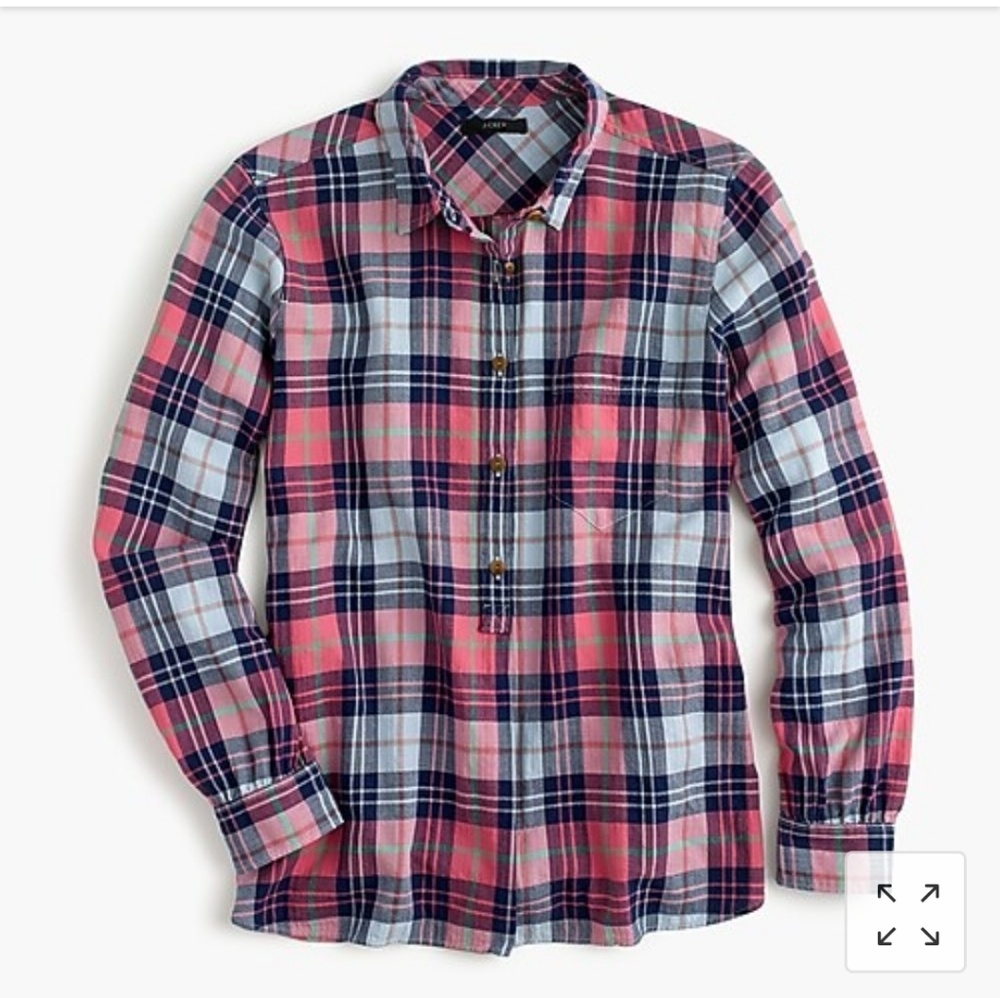 [Final price drop] J. Crew plaid shirt size small